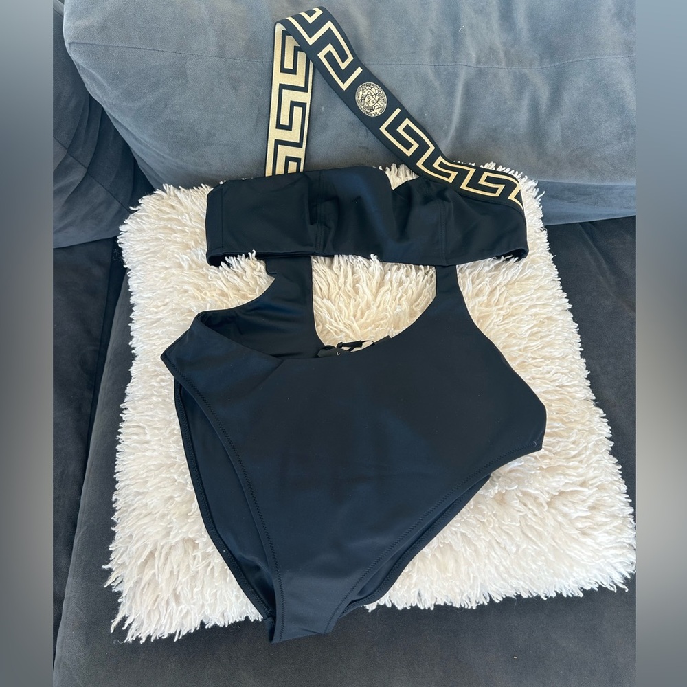 Versace One shoulder swimsuit NWT - Picture 2 of 10